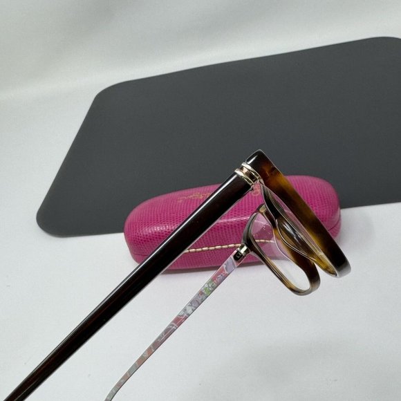 Lilly Pulitzer Delfina TO  tortoise Eyeglasses 51 [] 16 135 - Picture 9 of 16